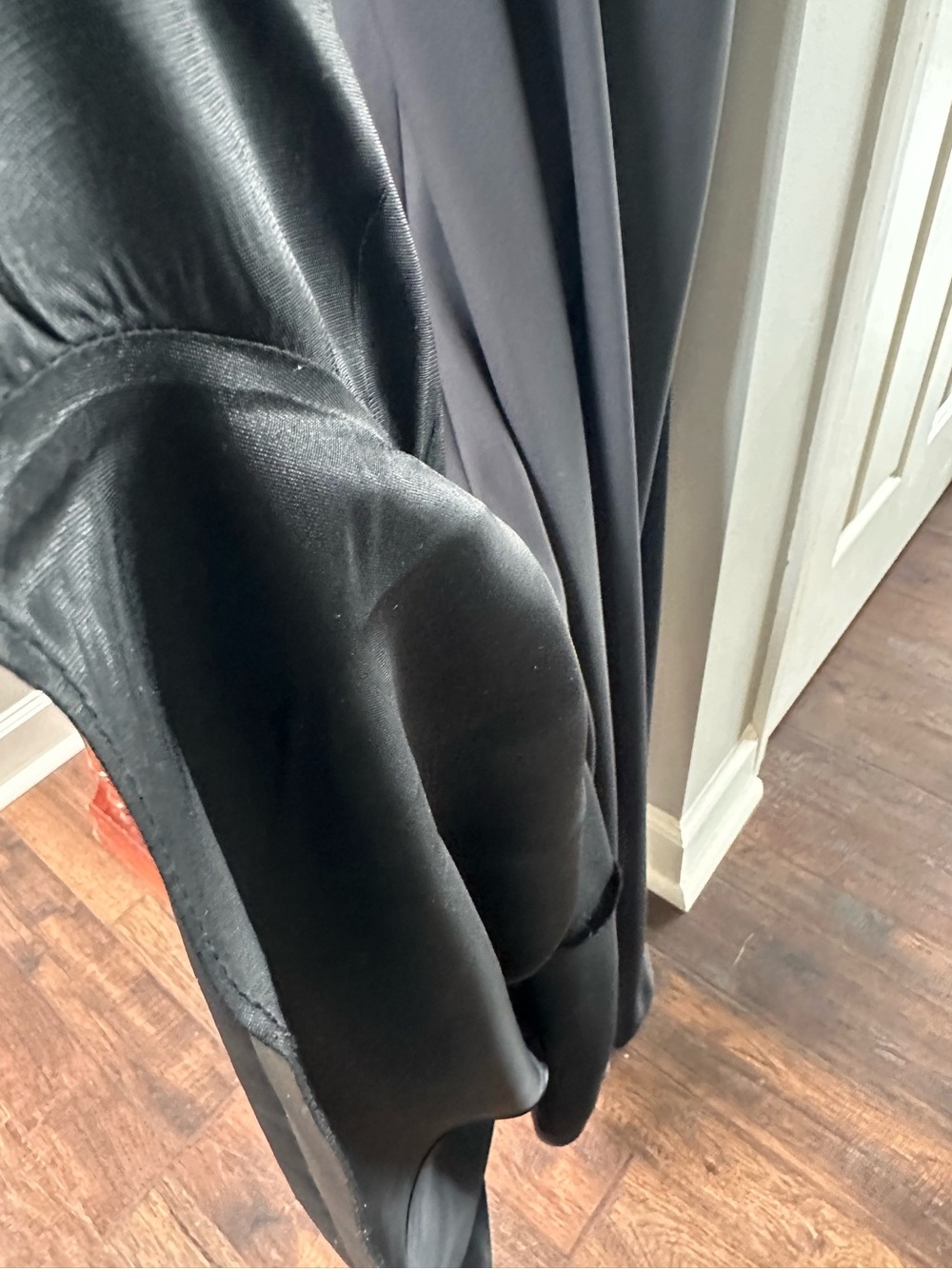 Betsy & Adam by Linda Bernell Black sleeveless spaghetti strap Maxi Dress SZ 6 - Picture 11 of 17
